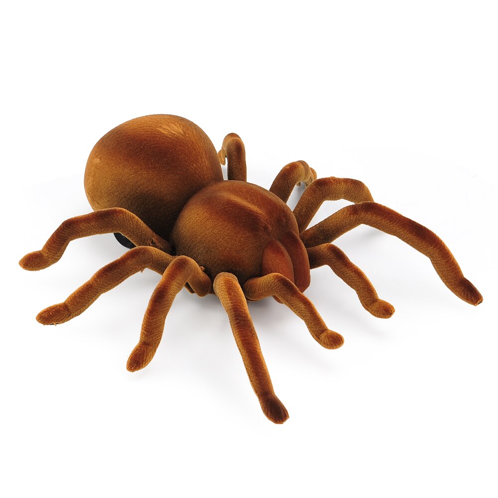 Teledirigido de 9986M para niños, juguete electrónico de araña peluda con simulación de Tarantula infrarroja, para gatear