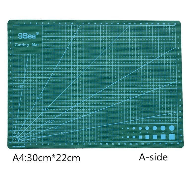 A4pvc Geavanceerde Rechthoekige Rooster Draad Snijden Pad Tool Plastic Snijden Plaat Pad Dubbele Snijden Pad Proces Diy Snijgereedschap