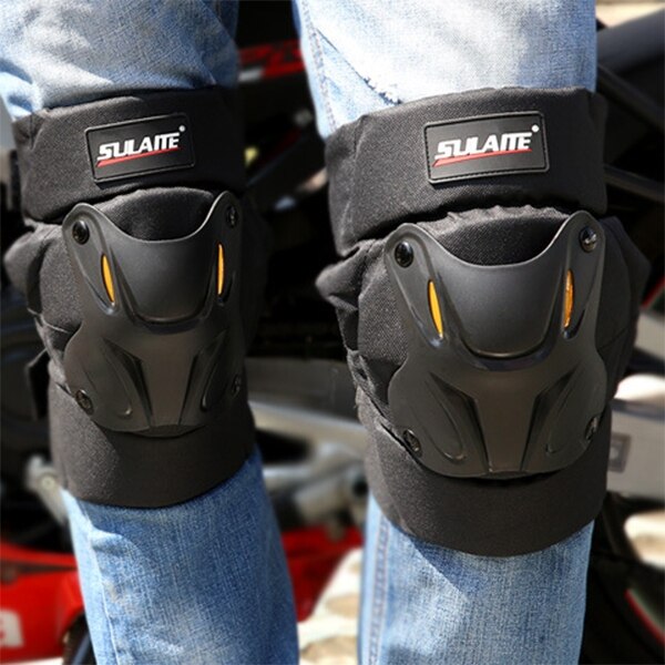 Rodilleras de motocicleta SULAITE, rodilleras de Motocross, rodilleras de bicicleta, almohadillas de bicicleta de carreras ATV, rodilleras protectoras, equipo de armadura