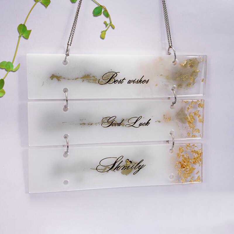 DIY żywica przezroczysta żywica epoksydowa drzwi tablicy rejestracyjnej formy wskaźnik znaki wita etykietki robić zawieszenia drzwi odlewania formy silikonowe