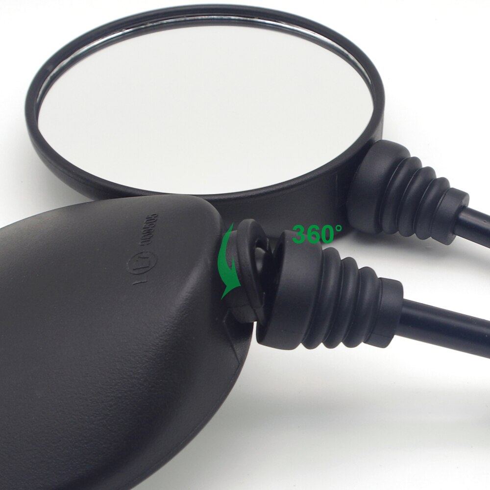 Plegable moto rcycle lado espejo retrovisor 10mm redondo moto rbike espejos para xmax suzuki gn 125 cf moto suzuki sv goldwing gl1800