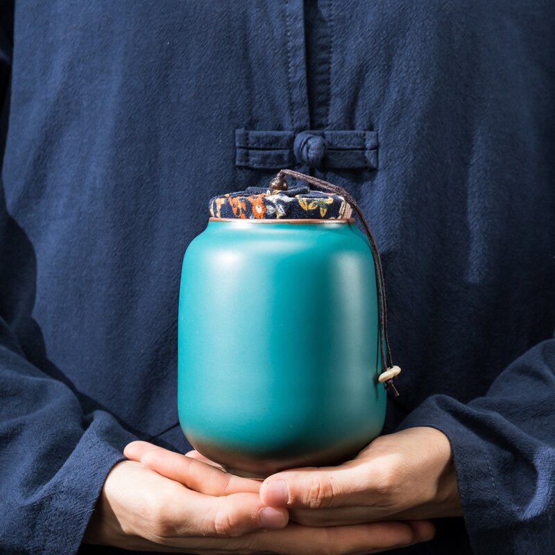 JIA-GUI LUO Ceramic tea container Tea Caddies tea organizer coffee container tea storage tea bag storage box D111