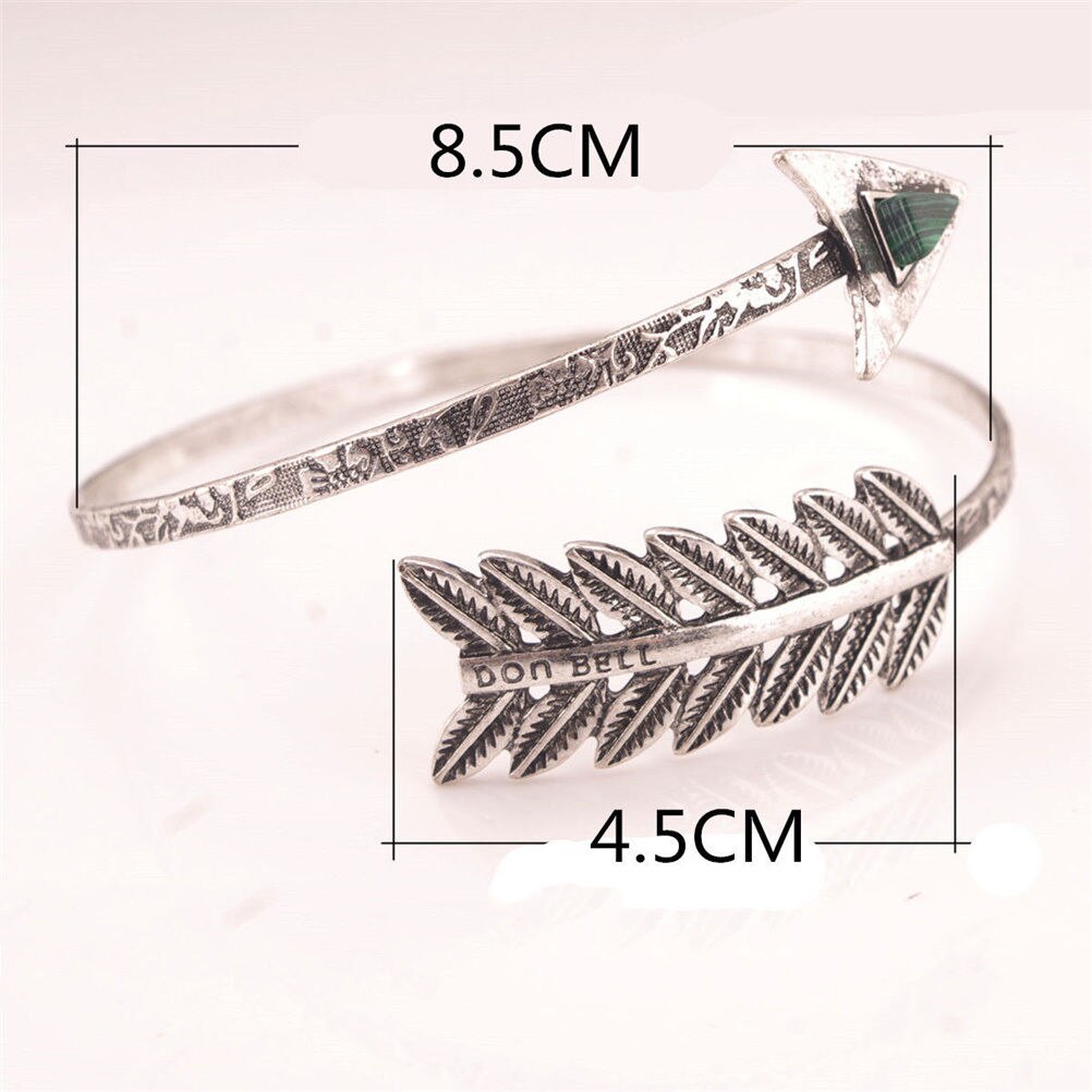 1 PC Adjustable Vintage Arrow Open Bangle Bohemian Ethnic Upper Arm Bracelet Arm Cuff Armlet Arm Cuff
