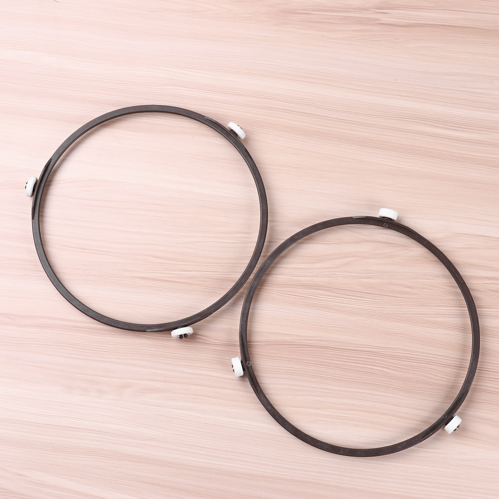 Kitchen Accessory Microwave Glass Turntable Plastic Support Wheel Circle Oven Plate Roller Stand Bracket Reusable Rotating Ring