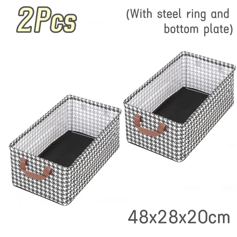 Caja de almacenamiento de ropa con rejilla Qianniao, caja organizadora con marco de acero plegable, caja de almacenamiento estilo cajonera, caja de armario: Rosa