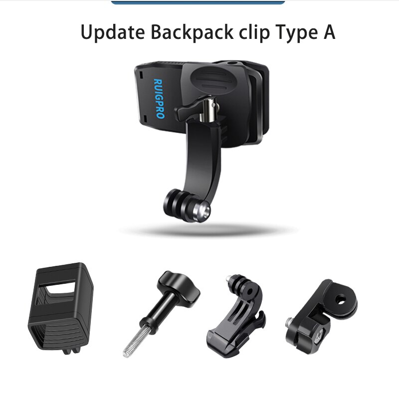 Chest Mount Harness Chesty head Strap backpack bag clip clamp for DJI OSMO Pocket 1 2 Cameras With Adapter Holder Case Accessory: new clamp set 1