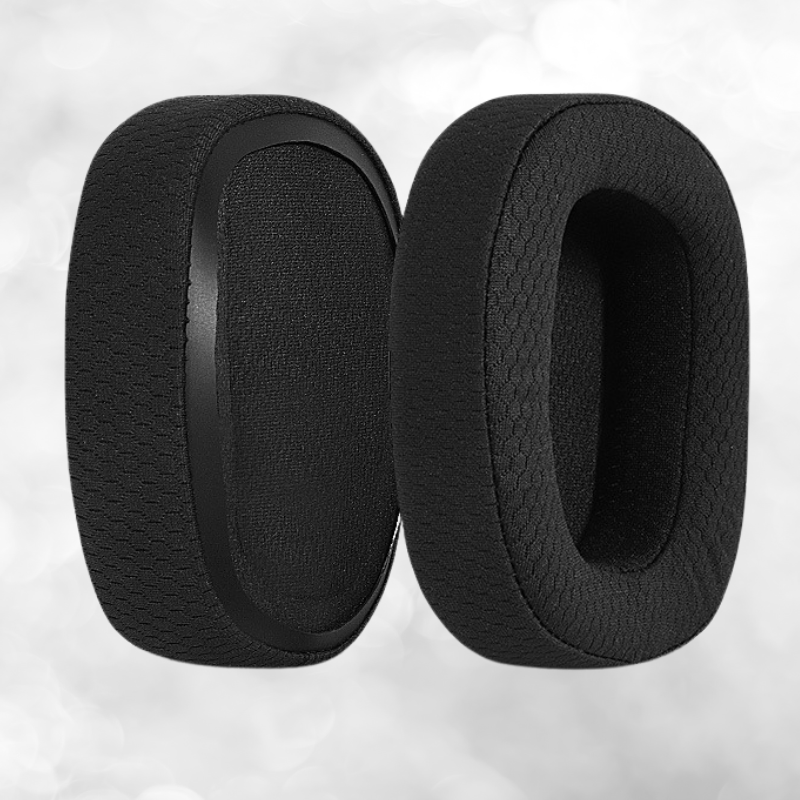 Almohadillas para los oídos Logitech G533 G633 G935,GVOEARS G231,G433,G533,G633,G635,G933,G935, orejeras de tela de malla avanzadas
