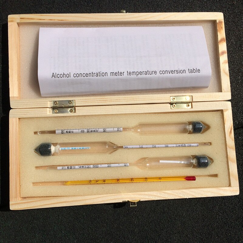 Alkoholmätare vin alkohol mätare vin mätinstrument för vodka whisky alkohol mätning vin hydrometer tester