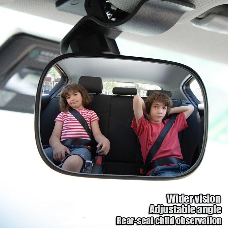 Auto Binnenspiegel Auto Accessoires Rear-Seat Kind Baby Observatie Circulaire Extra Convex Bril Spiegel Attachment Lens