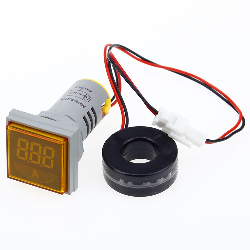 Square LED Digital Voltmeter & Ammeter Voltage... – Vicedeal