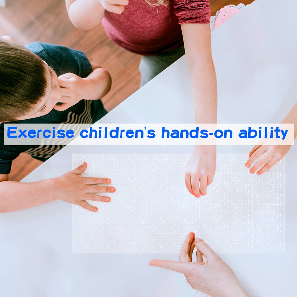 200Pcs Clear Puzzel-Blank Acryl Puzzel Stress Reliever Vrijwel Uitdaging Hoge Moeilijk Puzzel Voor Volwassenen En Kinderen