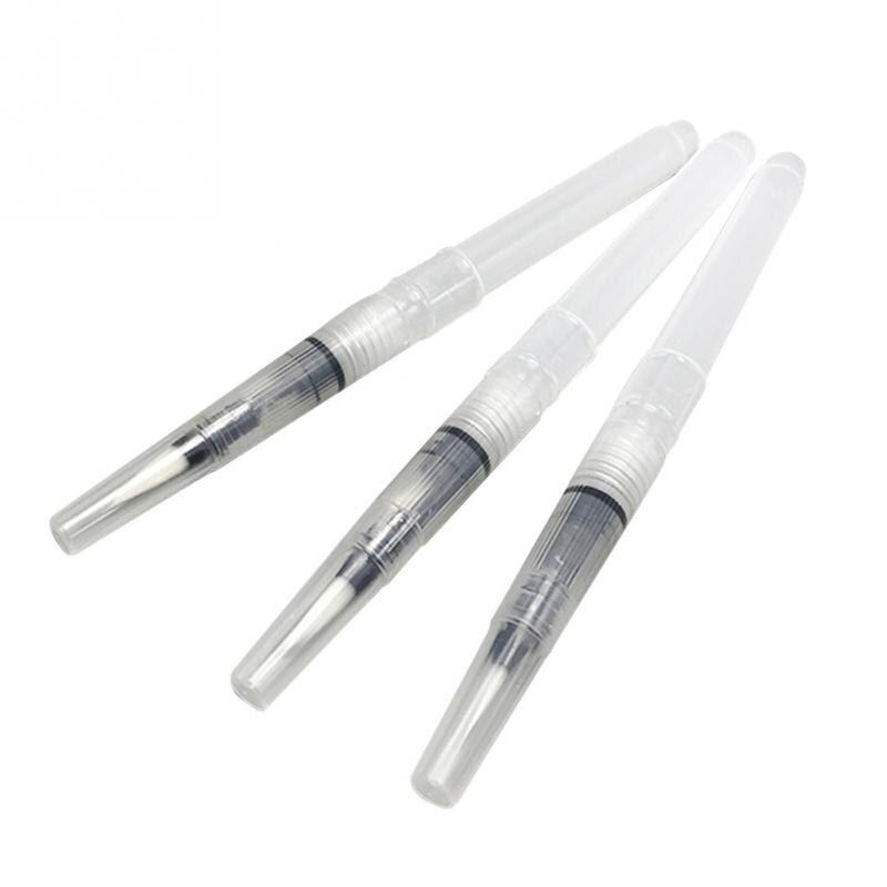 Caneta de aquarela portátil recarregável, pincel ponteira de água, tinta de caligrafia, 1 peça