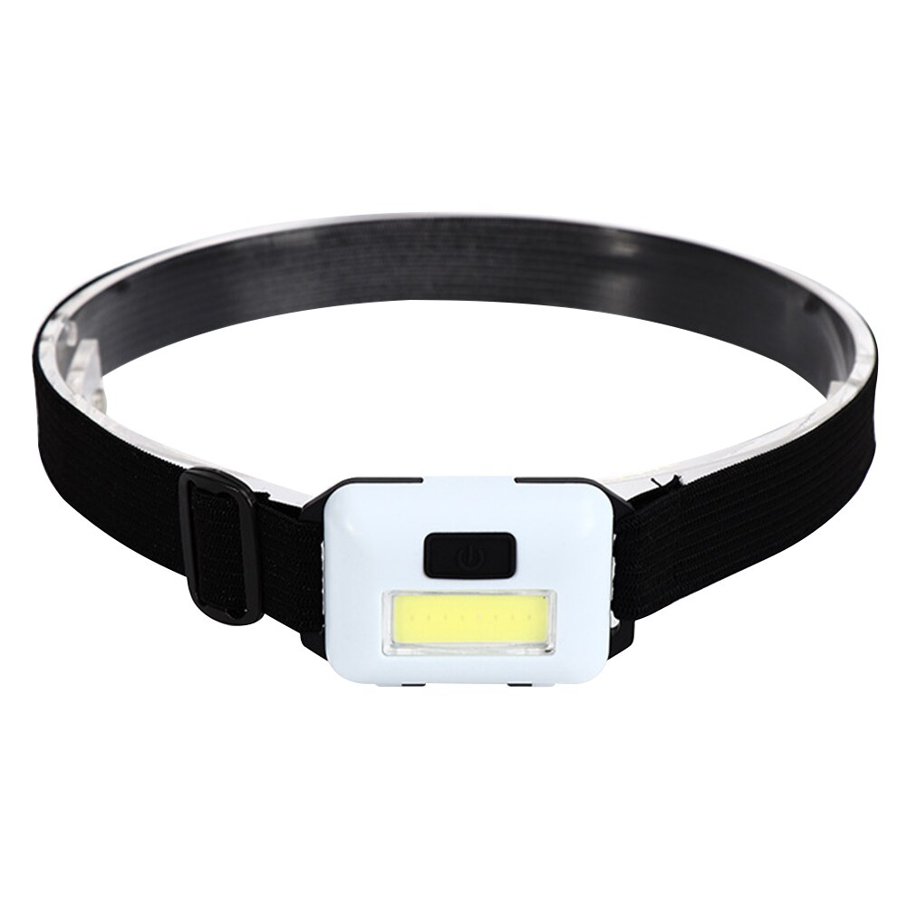 3W COB LED Headlight Headlamp Waterproof 3 Modes Outdoor Cycling Climbing Hiking Fishing Working Flashlight Head Torch: White