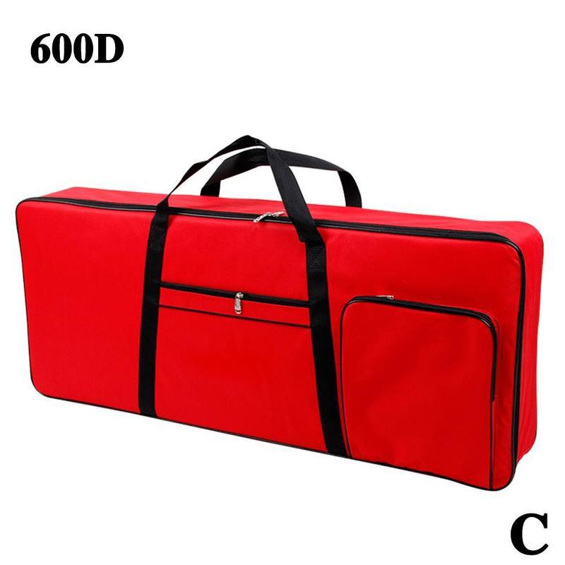 61 Key Toetsenbord Gig Bag Case Elektronische Orgel Piano Waterdicht Met Rugzakken Doek Oxford Katoen Handtassen Gewatteerde 600D/420D o2E8: C