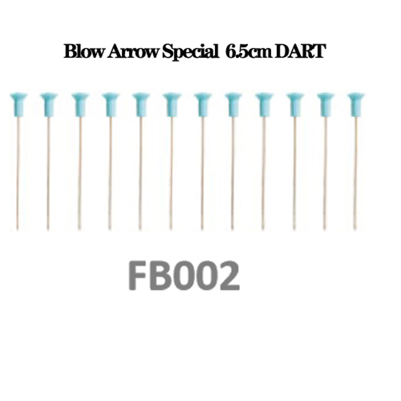 .40 Caliber Dart Ammo Hammer Head Darts Plastic Darts 2.21, 2.56,3.94 inch Blowgun Darts for Blowpipes(50PCS): Blue
