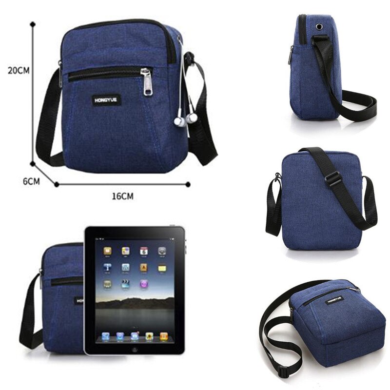 Herren Bote Tasche Umhängetasche Schulter Taschen Reisetasche Mann Geldbörse Kleine Schlinge Pack für Arbeit Geschäft