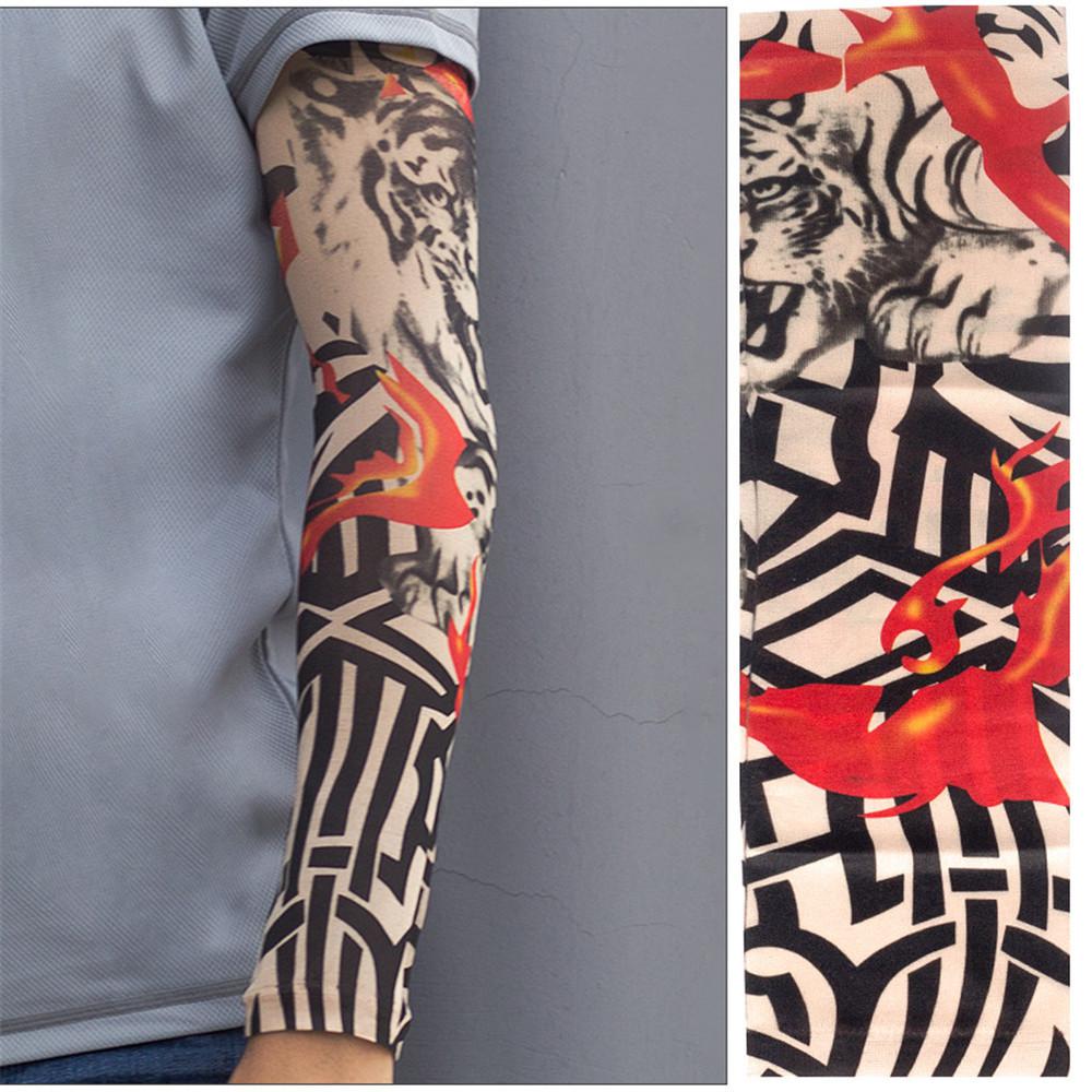 Mode Sport 1 PC Mouw Zon Uv-bescherming Stretch Arm Cover Fietsen Rijden rijden Wandelen Arm Mouwen Armband Sportief dragen: D