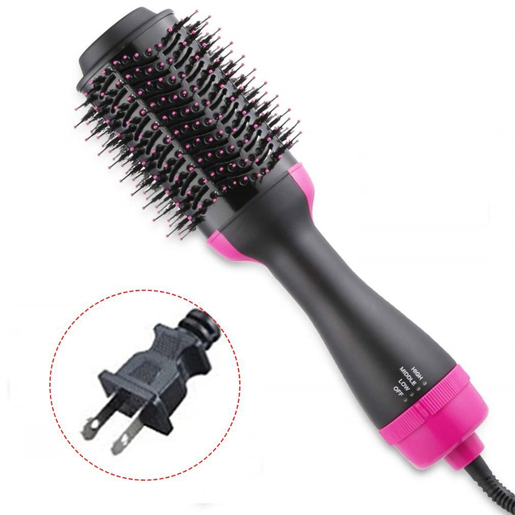 Two-In-One Hair Comb Comb Infrared Negative Ion Air Combing Straight Dual-Purpose Hair Dryer Multi-Functional Comb: Default Title