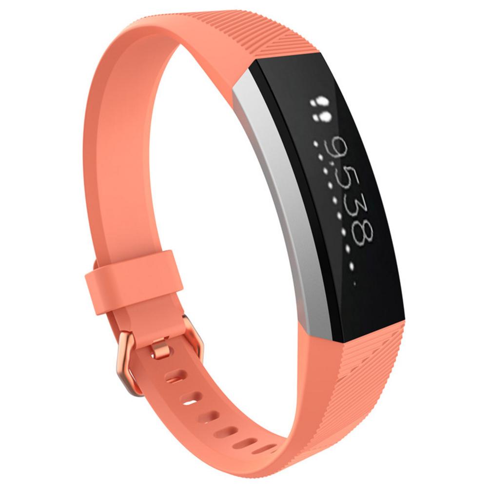 Silicone Watch Band For Fitbit Alta HR Watch Replacement Wristband Strap Classic Watchband Accessories: Orange