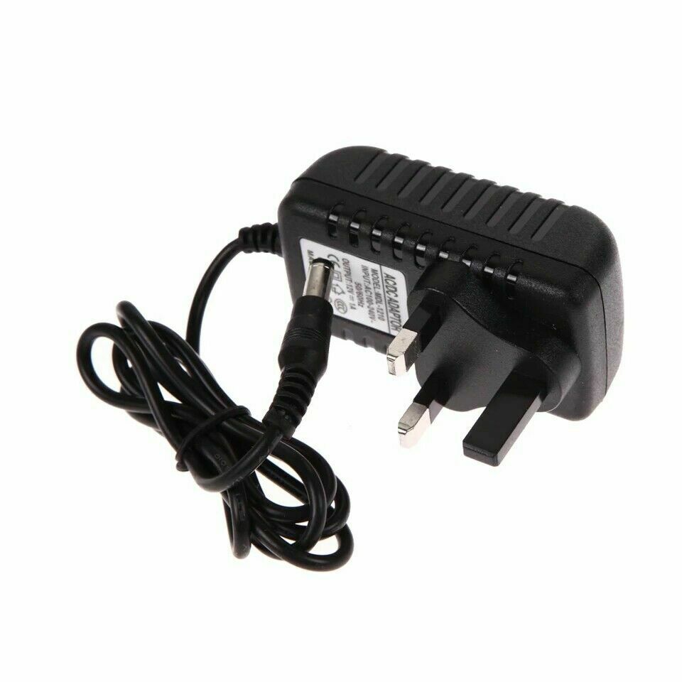 Ac Dc 12V 3A Voeding Adapter Oplader Voor Camera Led Strip Licht Cctv Uk Plug 100Cm Adapter