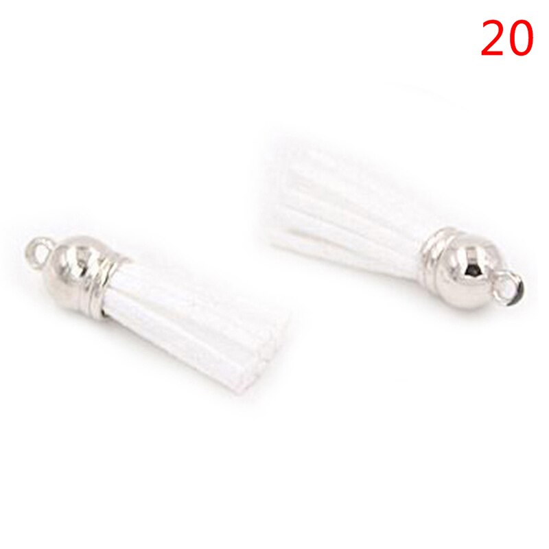 Gland en cuir pour porte-clés téléphone portable sangles bijoux frange en daim: 20