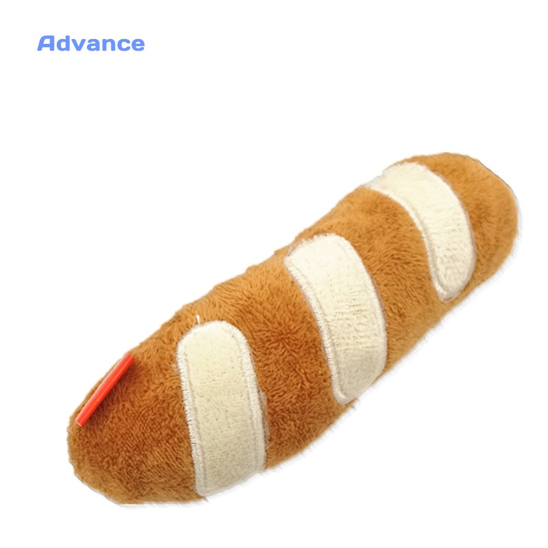 Honden Speelgoed Franse baguette Brood Voedsel down Deliciou Wistiti Pluizen Textuur Soundable Huisdieren Honden Kat Squeak Speelgoed Beagle hond Teckels