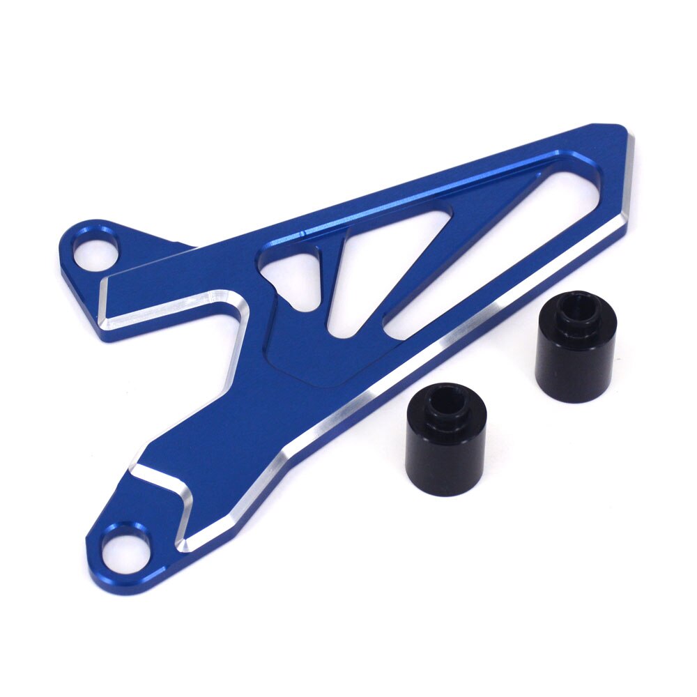 Cnc front tannhjul beskyttelsesveske sparer stasjonsdeksel beskytte til yzf wrf  yz 250 99-17 yz250f yz450f wr250f wr450f 03-13 yz250x 16 17: Blå