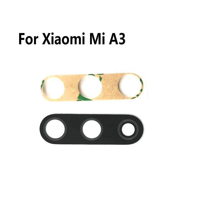 2Pcs/Lot,Rear Back Camera Glass Lens Cover For Xiaomi Mi A3 With Sticker Adhesive For Xiaomi Mi A1 A2 Lite Replacement Parts