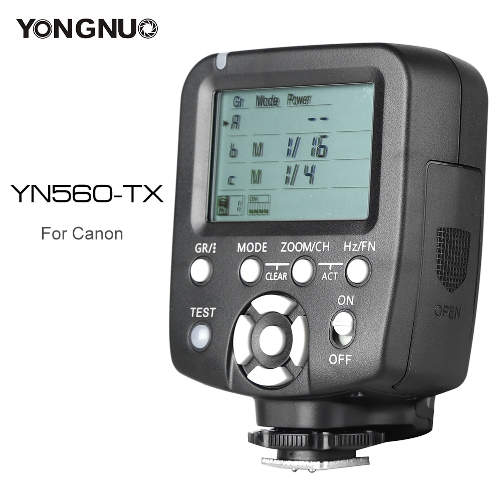 Yongnuo-controlador de disparador de flash sem fio para yongnuo, yn560iv, speedlite, para nikon, canon, dslr