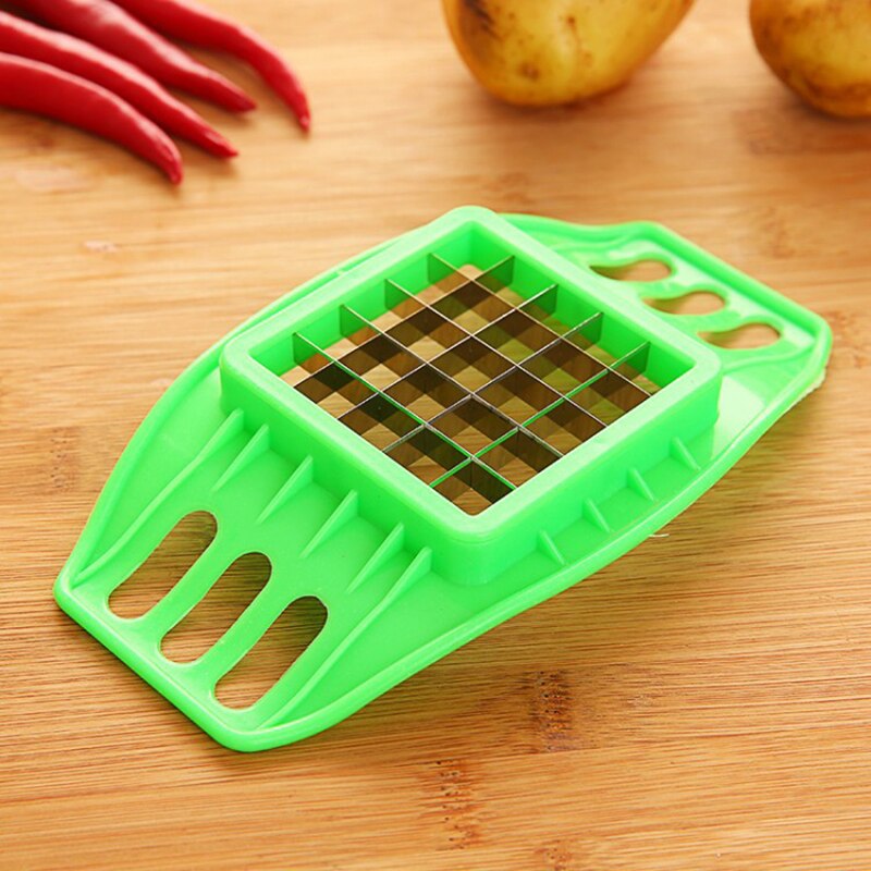 Französisch Frites Zerhacker Chips Schneiden Gerät Kartoffeln Karotten Cutter schneiden in Streifen Multi-funktion Schneiden Maschine Küche Spielereien: Grün