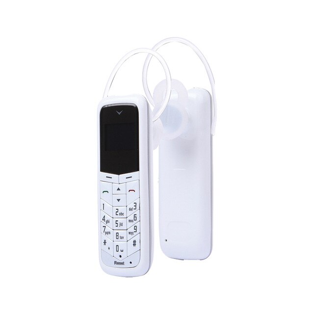Original GT-Star BM50 Unlocked Mini Mobile Phone Bluetooth Dialer 0.66 inch With Hands Free Cell Phone in Stock: White