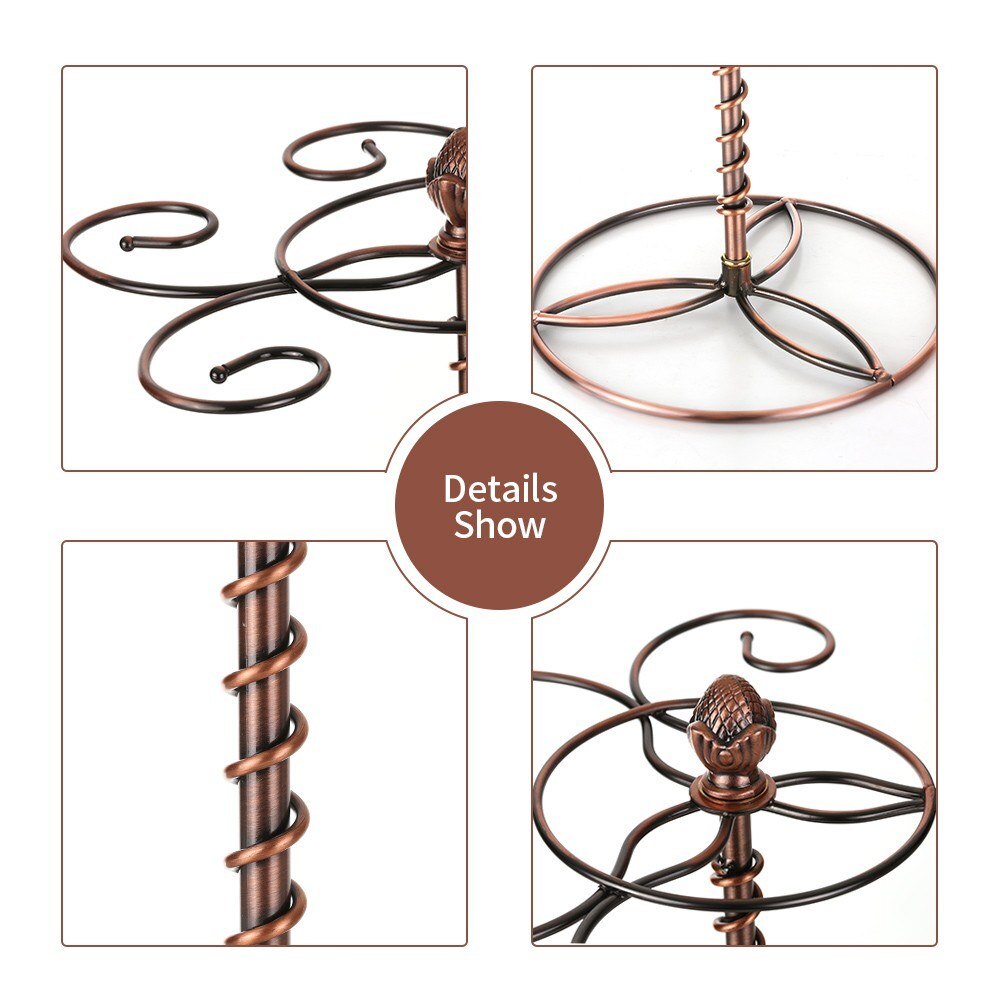 Wine Glass Rack Red Wine Glass Drying Rack Glass Rack 6 Wine Glass Stemware Storage Display Rack Stand Free-standing Wine Glass