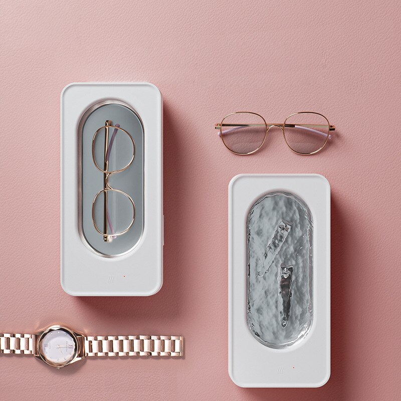 47kHz Ultrasonic Cleaner Ultrasound Cleaning Machine for Jewelry Glass Razor High Frequency Vibration Ultrasound Clean Device