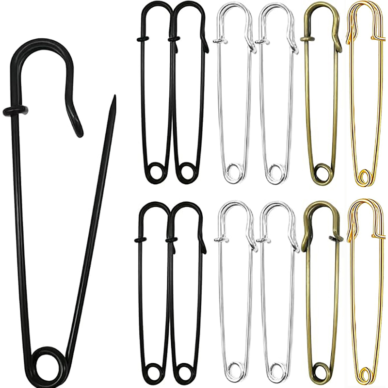 5/10/20 Pz Spille da balia 7.5 cm Grande spilla da balia Perni da balia resistenti per vestiti Coperte di tela in pelle Artigianato Gonne Forno