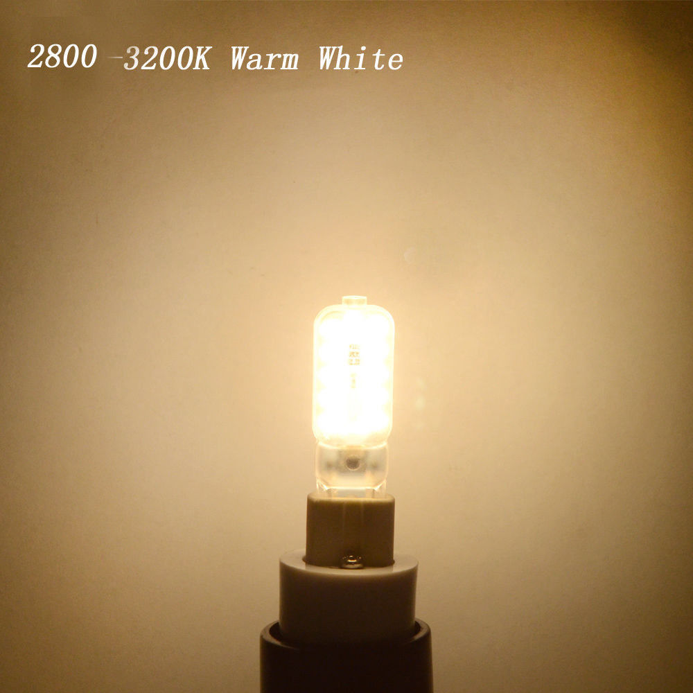 Mini bombilla LED G9, luz de maíz 2835, 3W, 5W, 7W, luces para candelabro, 14LED, 22LED, 32LED, 110/220V, reemplaza la lámpara halógena de 20W, 40W, 60W
