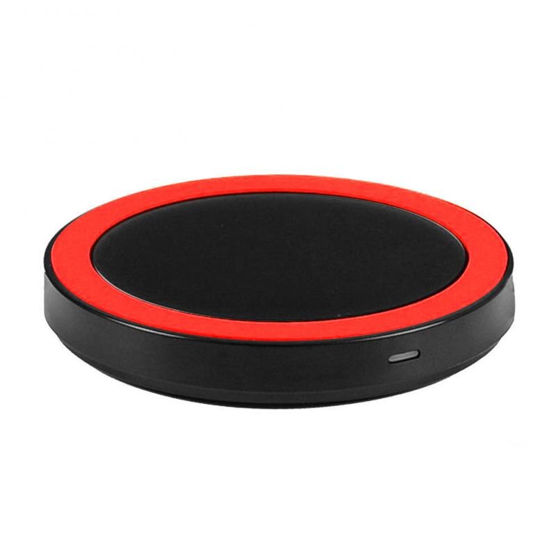 Universal- praktisch Drahtlose Ladegerät QI Standard Schnelle Ladung Gremium Sender Für iPhone Samsung Nokia Android: schwarz rot