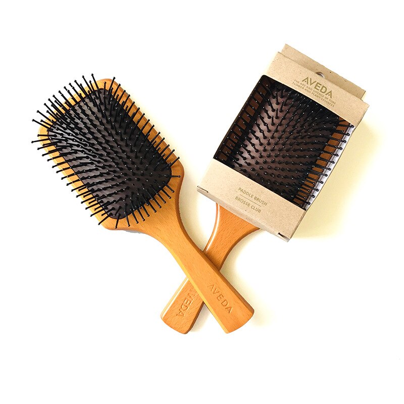Peine de masaje para aveda, bolsa de gas antiestática, cojín de aire, cepillo para desenredar el pelo rizado y húmedo, para peluquería y estilismo