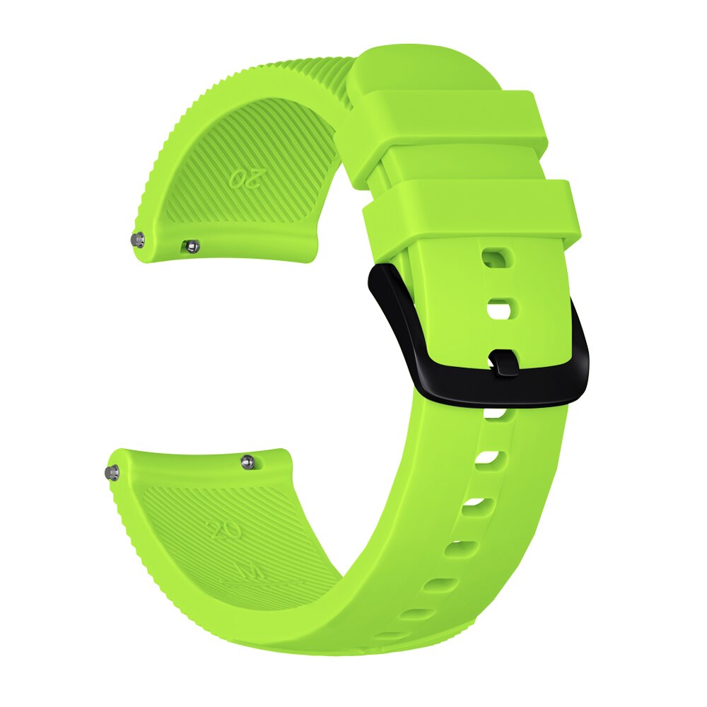 Colorful Soft Silicone Replacement Strap for Garmin vivoactive 3 vivomove3 HR Smart Wristband for GARMIN Forerunner 645: green