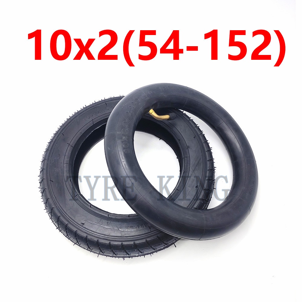 10 Inch Tyre 10x2.0 (54-152) Inner Tube Outer Tire for Electric Scooter Children's Bicycle Baby Carriage