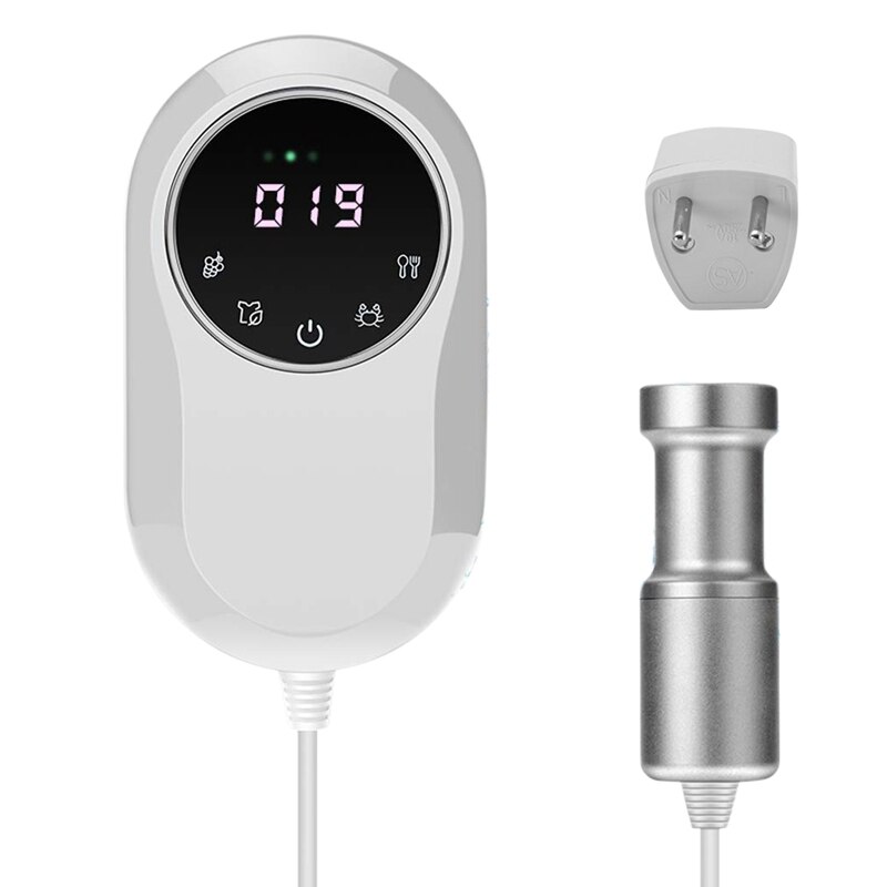 Jewelry Cleaner Mini Ultrasonic Cleaner Washing Machine for Fruit, Glass Denture, Jewelry Diamond Accessories: EU