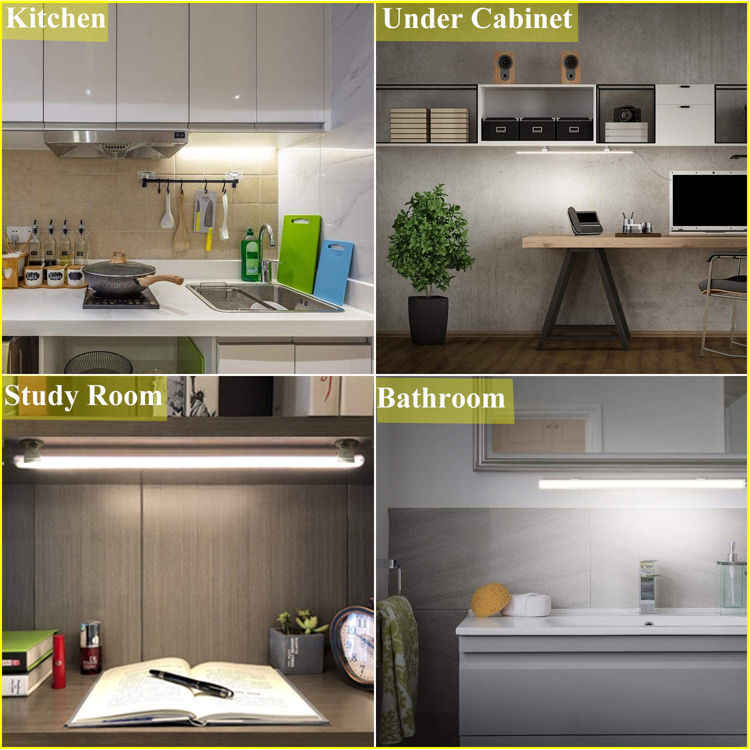 Barra de luces LED USB, tira de luces LED rígida de 5V 5630 con interruptor debajo del armario, lámpara de iluminación para habitación de cocina, 10/20/35/40/50cm
