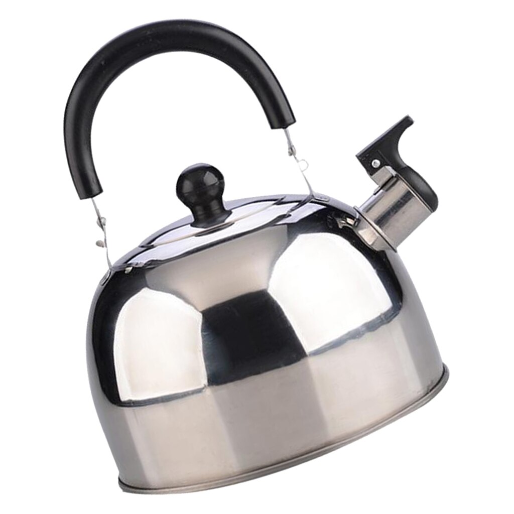 3L Stainless Steel Whistling Kettle Teapot Electric Stove Gas Hobs Camping