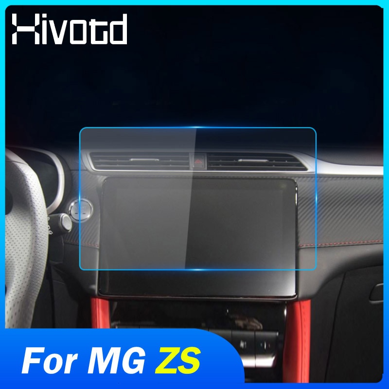 For MG ZS Accessories Interior Deceration Car GPS Navigation Tempered Glass Screen Protective Cover Film Sticker