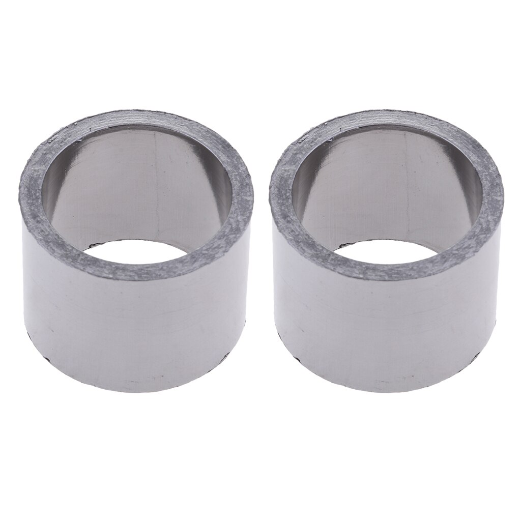 Junta de escape de motocicleta, silenciador de unión y tubos de bajada OD48mm ID38mm, 2 uds.