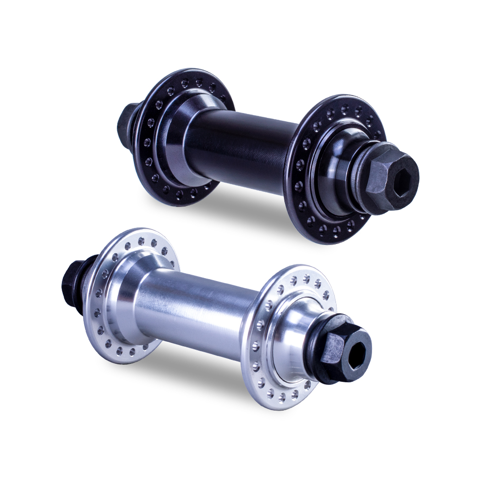 Funsea bmx peças liga cubo dianteiro acessórios bicicleta de 36 furos para 14g falou cubo bicicleta rolamentos selados eixo fêmea 8mm porca