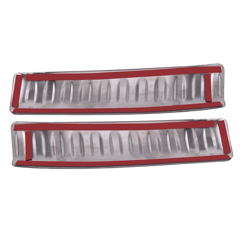 Car Stainless Steel Rear Bumper Protector Rear Trunk Scuff Plate Sill Cover for Honda Fit Jazz GR