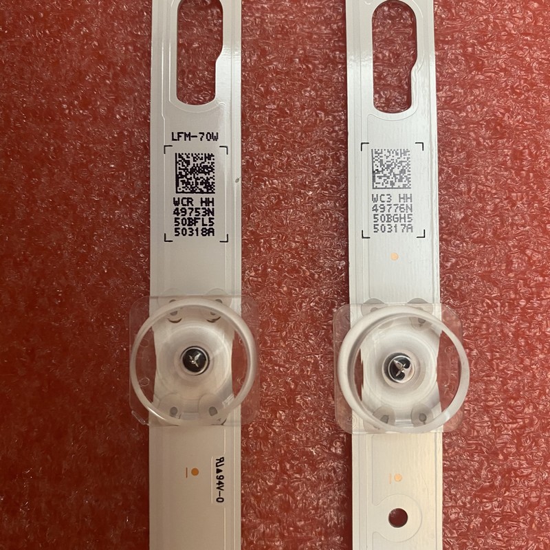 Kit 6Pcs Led Bar Voor Samsung UN50TU8000 UN50TU8200 UN50TU7000 UE50TU8000 UE50TU7000 BN96-50317A 50318A V0T7-500SMA-R0 500SMB-R1