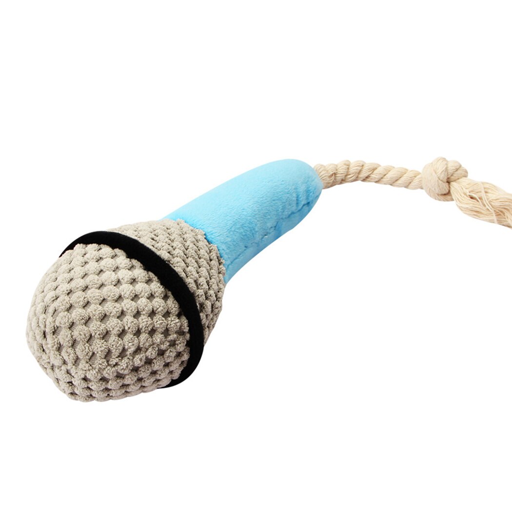 Jouets en peluche pour chiens, guitare Radio, nettoyage des dents, Microphone, jouet pour chiots, à mâcher, accessoires pour chiens