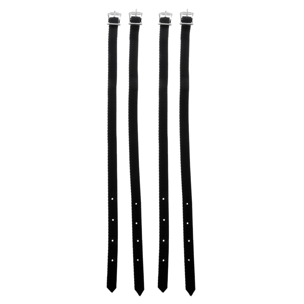 Set  of 4 st förtjockade vävda engelska sporrar remmar bälte ridning ridstövlar tillbehör ridgrödor & sporrar