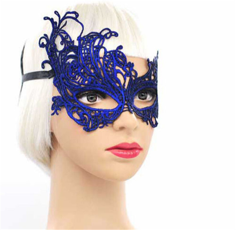 Lace Mask Eye Sexy Bronzing Masquerade Ball Halloween Party Costume Decor